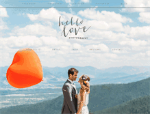 Tablet Screenshot of hellolovephoto.com